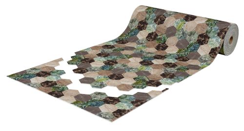 Roll mat cuttable anti-slip icarpet PRINT (102) 100х1500 