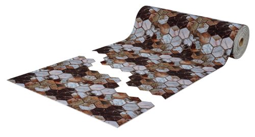 Roll mat cuttable anti-slip icarpet PRINT (107) 100х1500 