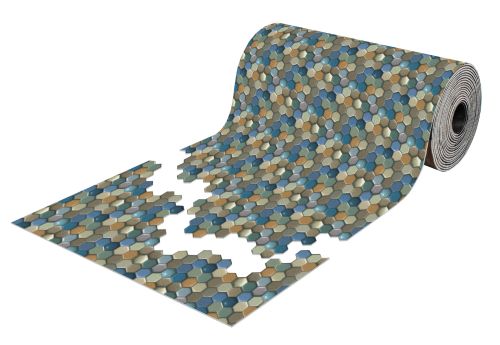 Roll mat cuttable anti-slip icarpet PRINT (125) 60х1500 