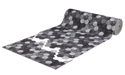 Roll mat cuttable anti-slip icarpet PRINT (128) 120х1500 