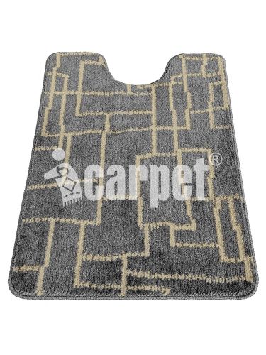 SHAHINTEX VINTAGE SH V001 toilet room mat, 60*80 biscuit 7